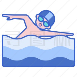 游泳图标
