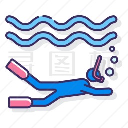 浮潜图标