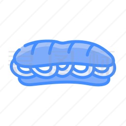 鱿鱼面包图标