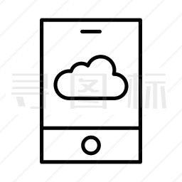 手机云储存图标