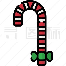 糖果手杖图标