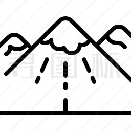 雪山图标