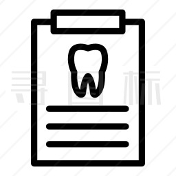 牙科文件图标