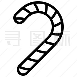 拐杖糖果图标