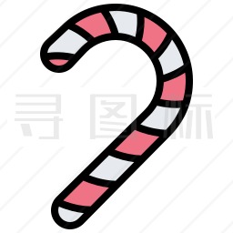 拐杖糖果图标