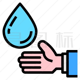 保护水资源图标