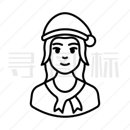 女孩图标