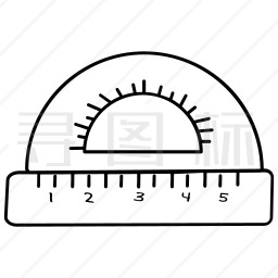 圆角尺图标