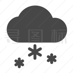 冬天下雪图标