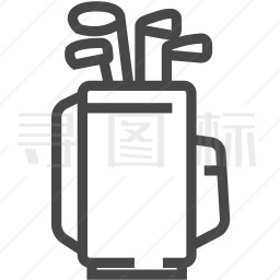 高尔夫球杆图标