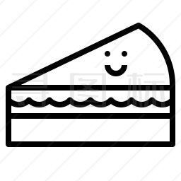 切块蛋糕图标