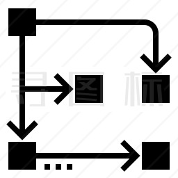 工作流程图标