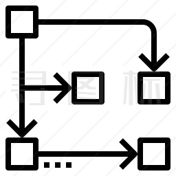 工作流程图标