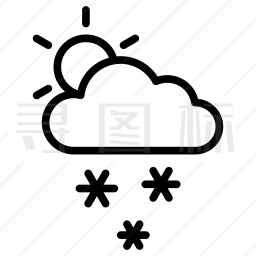 下雪图标