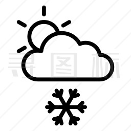 下雪图标