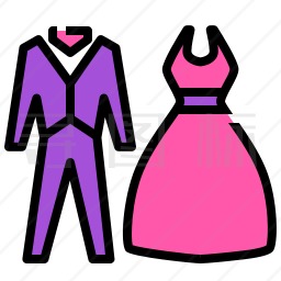 婚礼制服图标