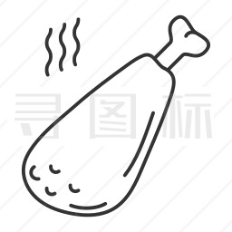 鸡腿图标