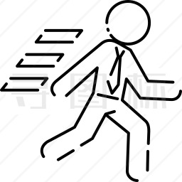 跑步的人图标