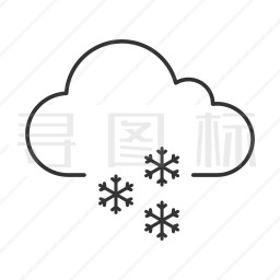 降雪图标