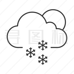 降雪图标