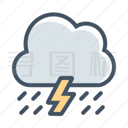 雷雨图标