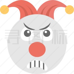 愤怒的小丑图标