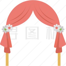 婚礼拱门图标