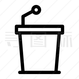 演讲台图标