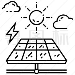 太阳能源图标