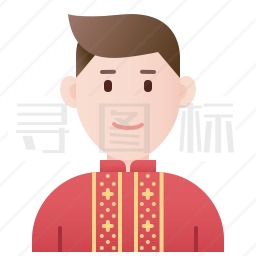 穆斯林男性图标