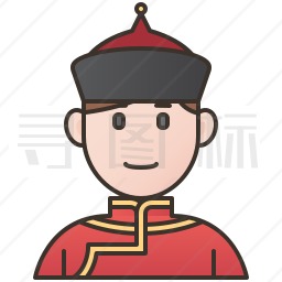 蒙古男人图标