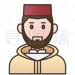 摩洛哥男性图标