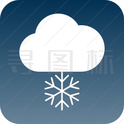 下雪图标