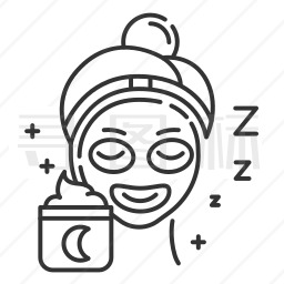 睡眠面膜图标