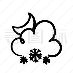 下雪图标