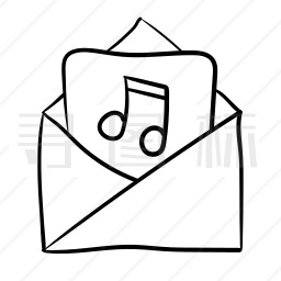 音乐邮件图标