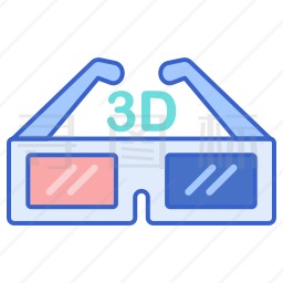 3D眼镜图标