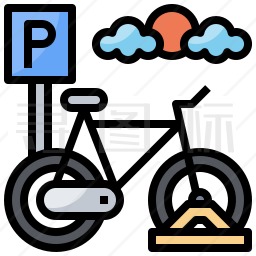 自行车停放处图标