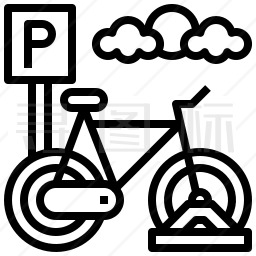 自行车停放处图标