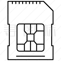 SIM卡图标