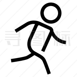 跑步的人图标