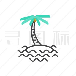 海滩图标