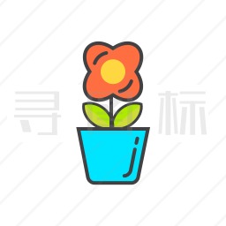 花盆图标