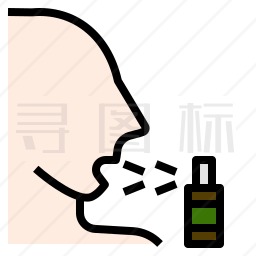 大麻药剂喷雾图标