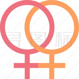 女同性恋图标