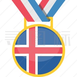 冰岛奖牌图标