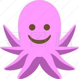 微笑的章鱼图标