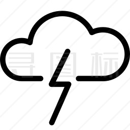 雷雨图标