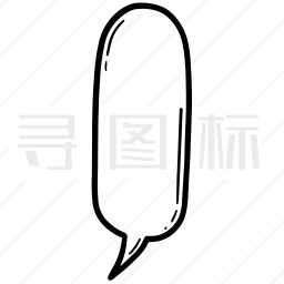 漫画对话框图标