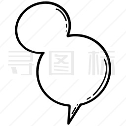 漫画对话框图标